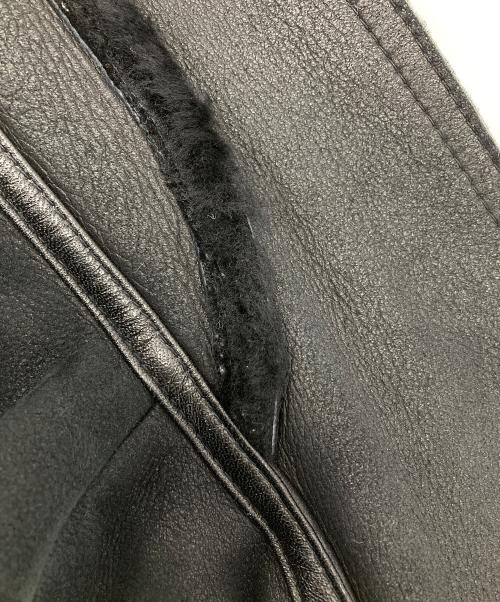 ANNE KLEIN（アンクライン）ANNE KLEIN (アンクライン) リアルムートンジャケット ブラック サイズ:9の古着・服飾アイテム