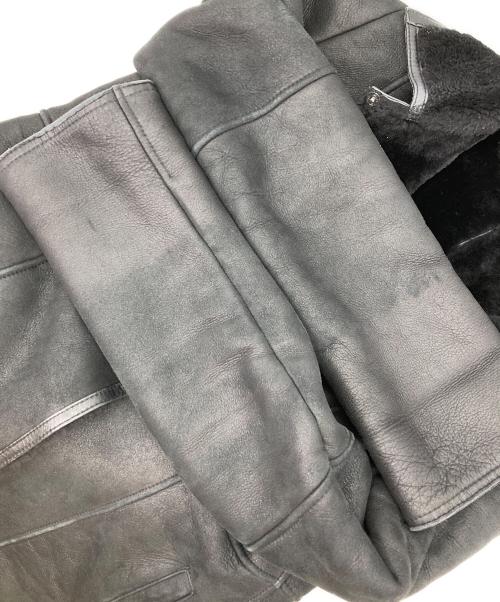 ANNE KLEIN（アンクライン）ANNE KLEIN (アンクライン) リアルムートンジャケット ブラック サイズ:9の古着・服飾アイテム