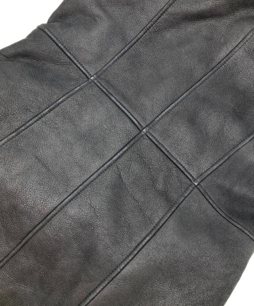 ANNE KLEIN（アンクライン）ANNE KLEIN (アンクライン) リアルムートンジャケット ブラック サイズ:9の古着・服飾アイテム