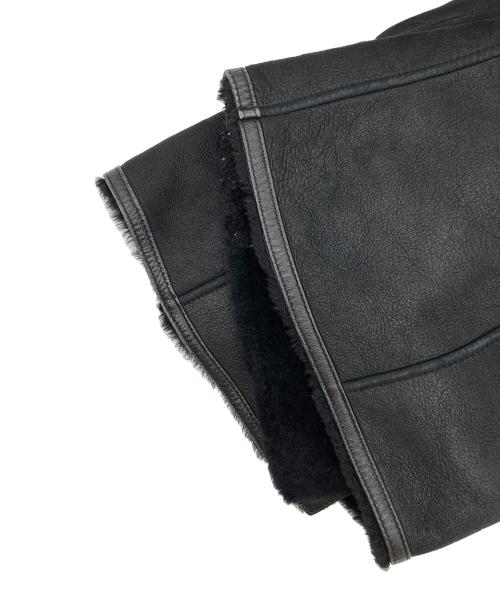 ANNE KLEIN（アンクライン）ANNE KLEIN (アンクライン) リアルムートンジャケット ブラック サイズ:9の古着・服飾アイテム