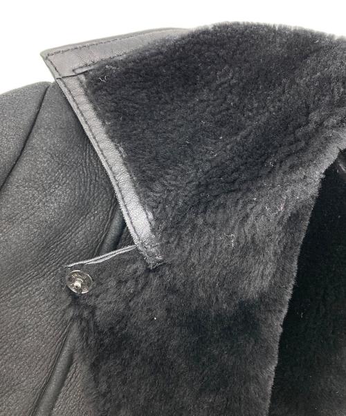 ANNE KLEIN（アンクライン）ANNE KLEIN (アンクライン) リアルムートンジャケット ブラック サイズ:9の古着・服飾アイテム