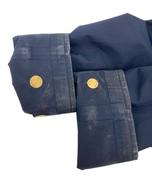 dunhill（ダンヒル）dunhill (ダンヒル) ステンカラーコート ネイビー サイズ:XSの古着・服飾アイテム