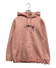 stussy（ステューシー）の古着「ロゴパーカー」｜ピンク