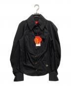 Vivienne Westwoodヴィヴィアンウエストウッド）の古着「カラーオーブ刺繍シャツ」｜ブラック