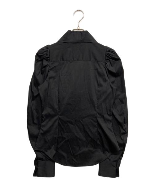 Vivienne Westwood（ヴィヴィアンウエストウッド）Vivienne Westwood (ヴィヴィアンウエストウッド) カラーオーブ刺繍シャツ ブラック サイズ:40の古着・服飾アイテム