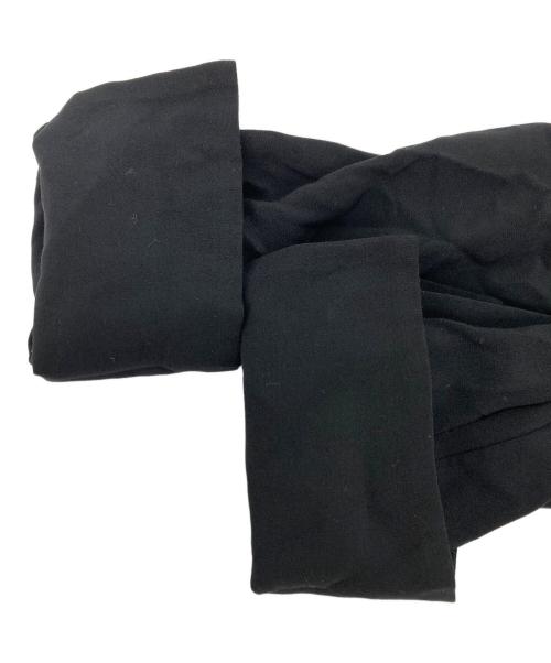 yohji yamamoto+noir（ヨウジヤマモトプリュスノアール）yohji yamamoto+Noir (ヨウジヤマモトプリュスノアール) レーヨンデザインシャツ ブラック サイズ:1の古着・服飾アイテム