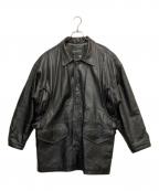 FLYing scotsmanフライングスコッツマン）の古着「レザージャケット」｜ブラック