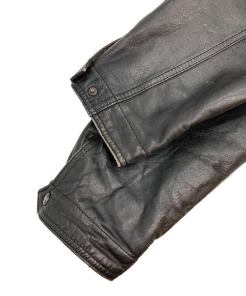 FLYing scotsman（フライングスコッツマン）Flying Scotsman (フライングスコッツマン) レザージャケット ブラック サイズ:Lの古着・服飾アイテム