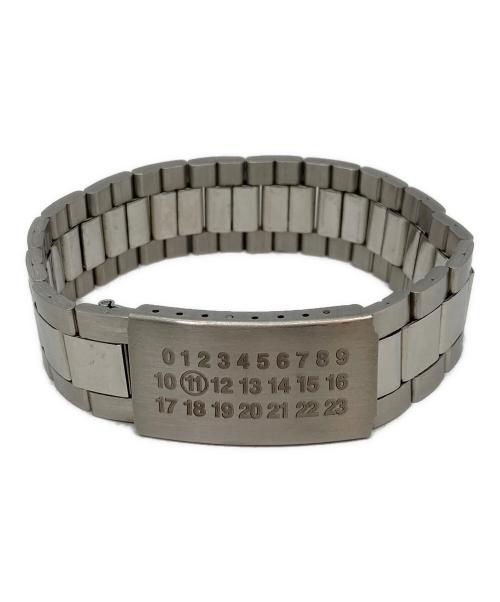 Maison Margiela（メゾンマルジェラ）Maison Margiela (メゾンマルジェラ) WATCH-BELT シルバーの古着・服飾アイテム