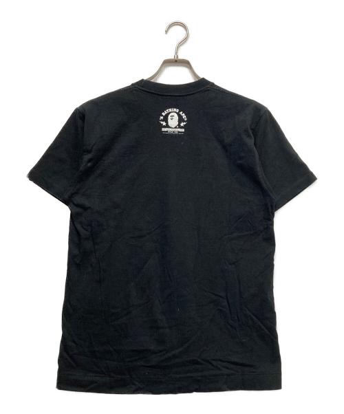 A BATHING APE（アベイシングエイプ）A BATHING APE (アベイシングエイプ) プリントTシャツ ブラック サイズ:Mの古着・服飾アイテム