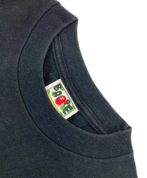A BATHING APE（アベイシングエイプ）A BATHING APE (アベイシングエイプ) プリントTシャツ ブラック サイズ:Mの古着・服飾アイテム