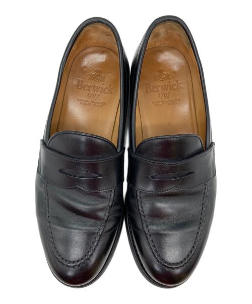 berwick（バーウィック）berwick (バーウィック) コインローファー ブラック サイズ:5 1/2の古着・服飾アイテム