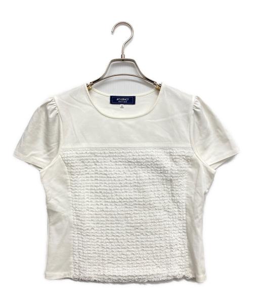 M'S GRACY（エムズグレイシー）M'S GRACY (エムズグレイシー) 半袖カットソー ホワイト サイズ:40の古着・服飾アイテム