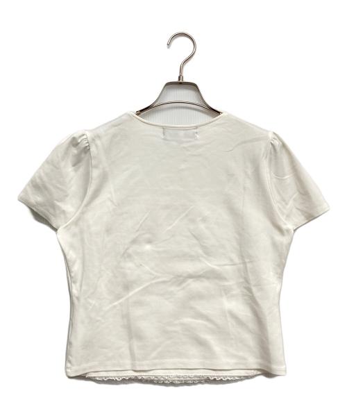 M'S GRACY（エムズグレイシー）M'S GRACY (エムズグレイシー) 半袖カットソー ホワイト サイズ:40の古着・服飾アイテム