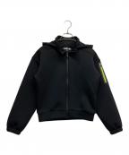 LACOSTE SPORTラコステスポーツ）の古着「テクニカルスウェットジップパーカ」｜ブラック