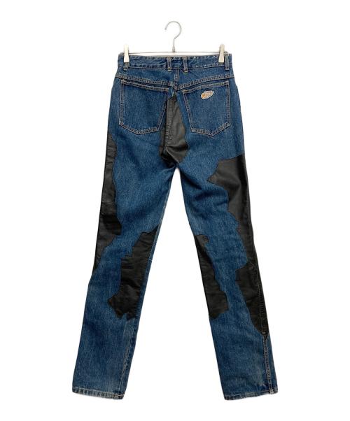 JEFF HAMILTON（ジェフハミルトン）JEFF HAMILTON (ジェフハミルトン) 切替デニムパンツ ブルー サイズ:Ｗ31の古着・服飾アイテム