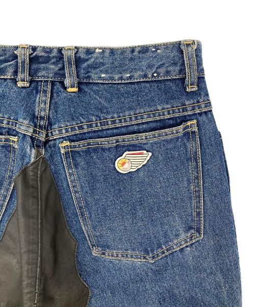 JEFF HAMILTON（ジェフハミルトン）JEFF HAMILTON (ジェフハミルトン) 切替デニムパンツ ブルー サイズ:Ｗ31の古着・服飾アイテム