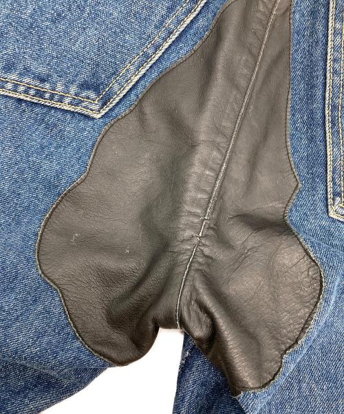 JEFF HAMILTON（ジェフハミルトン）JEFF HAMILTON (ジェフハミルトン) 切替デニムパンツ ブルー サイズ:Ｗ31の古着・服飾アイテム