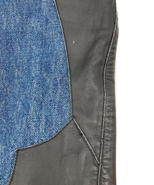 JEFF HAMILTON（ジェフハミルトン）JEFF HAMILTON (ジェフハミルトン) 切替デニムパンツ ブルー サイズ:Ｗ31の古着・服飾アイテム