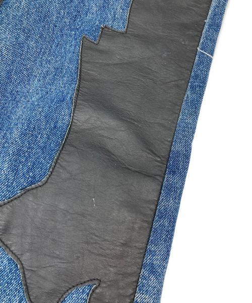 JEFF HAMILTON（ジェフハミルトン）JEFF HAMILTON (ジェフハミルトン) 切替デニムパンツ ブルー サイズ:Ｗ31の古着・服飾アイテム