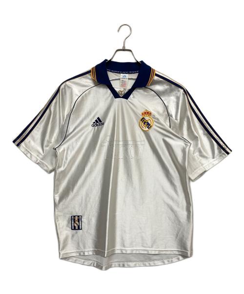 adidas（アディダス）adidas (アディダス) レアルマドリードゲームシャツ ホワイト サイズ:Lの古着・服飾アイテム