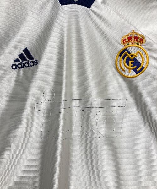 adidas（アディダス）adidas (アディダス) レアルマドリードゲームシャツ ホワイト サイズ:Lの古着・服飾アイテム