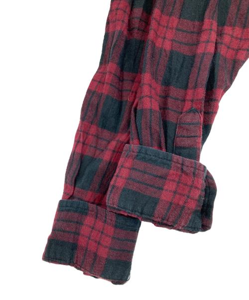 CHAPS（チャップス）CHAPS (チャップス) チェックシャツ レッド サイズ:Mの古着・服飾アイテム
