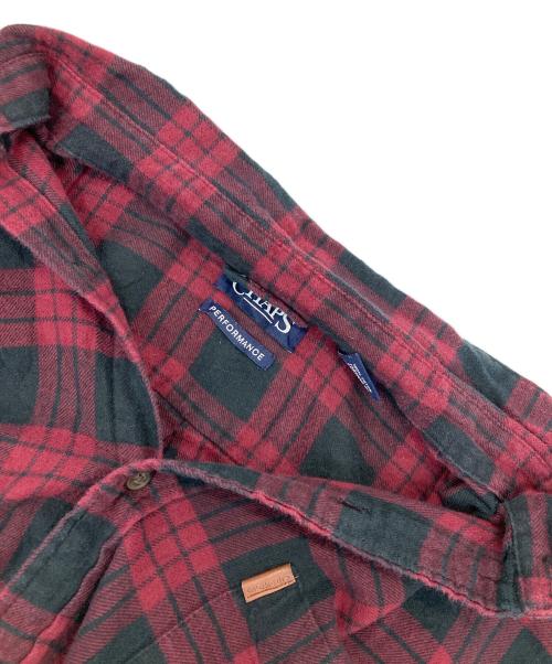 CHAPS（チャップス）CHAPS (チャップス) チェックシャツ レッド サイズ:Mの古着・服飾アイテム