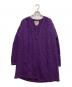 ARAN CRAFTS（アランクラフト）の古着「メリノウールカーディガン」｜パープル