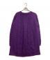 ARAN CRAFTS (アランクラフト) メリノウールカーディガン パープル サイズ:M：5000円