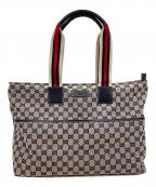 GUCCIグッチ）の古着「GGマザーズトートバッグ」｜ブラウン