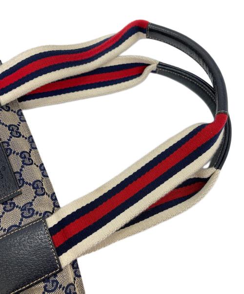 GUCCI（グッチ）GUCCI (グッチ) GGマザーズトートバッグ ブラウンの古着・服飾アイテム