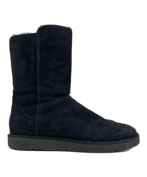 UGG（アグ）UGG (アグ) アブリーショートブーツ ブラック サイズ:24の古着・服飾アイテム