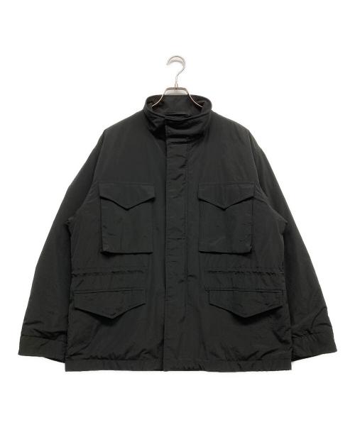 ATON（エイトン）ATON (エイトン) テクノコットン スタンドカラー M-65フィールドジャケット ブラック サイズ:4の古着・服飾アイテム