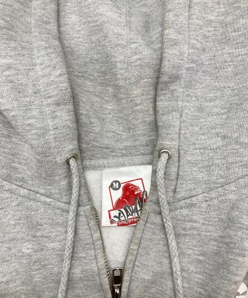 X-LARGE（エクストララージ）X-LARGE (エクストララージ) ジップパーカー グレー サイズ:Mの古着・服飾アイテム