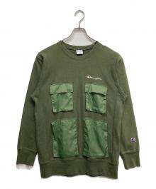 Champion REVERSE WEAVE（チャンピオン リバース ウィーブ）の古着「リバースウィーブスウェット」｜グリーン