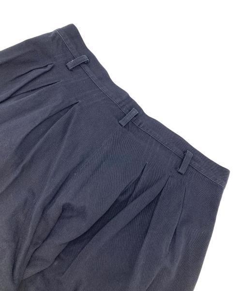 Yohji Yamamoto pour homme（ヨウジヤマモト プールオム）Yohji Yamamoto pour homme (ヨウジヤマモト プールオム) タックパンツ ネイビー サイズ:3の古着・服飾アイテム