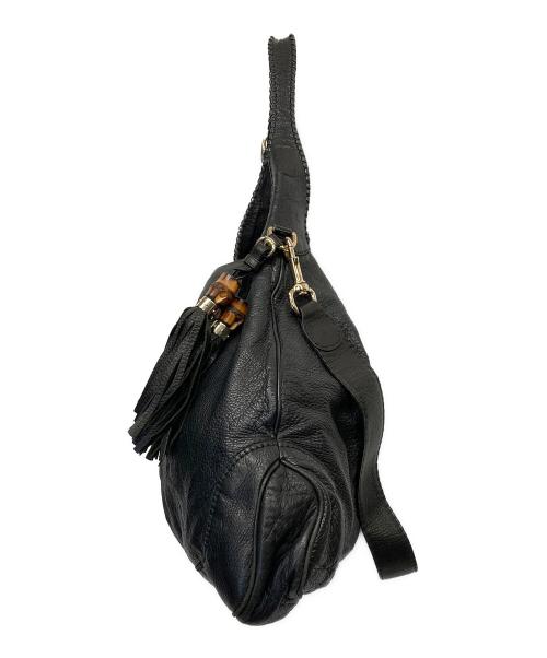 GUCCI（グッチ）GUCCI (グッチ) ニュージャッキーショルダーバッグ ブラックの古着・服飾アイテム