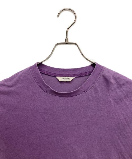 TODAYFUL（トゥデイフル）TODAYFUL (トゥデイフル) バックプリントTシャツ パープル サイズ:Fの古着・服飾アイテム
