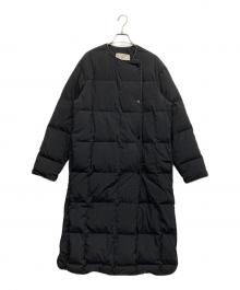 TODAYFUL（トゥデイフル）の古着「キルティングダウンコート」｜ブラック