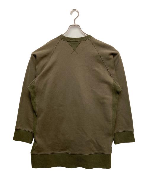 BALLAST ARK（バラストアーク）BALLAST ARK (バラストアーク) Raglan Big Sweat カーキ サイズ:Lの古着・服飾アイテム