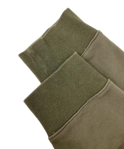 BALLAST ARK（バラストアーク）BALLAST ARK (バラストアーク) Raglan Big Sweat カーキ サイズ:Lの古着・服飾アイテム