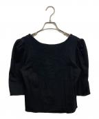 Ameriアメリ）の古着「POOFY SHOULDER TOP」｜ブラック