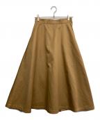 SHE TOKYOシートーキョー）の古着「ランダムプリーツスカート」｜ベージュ