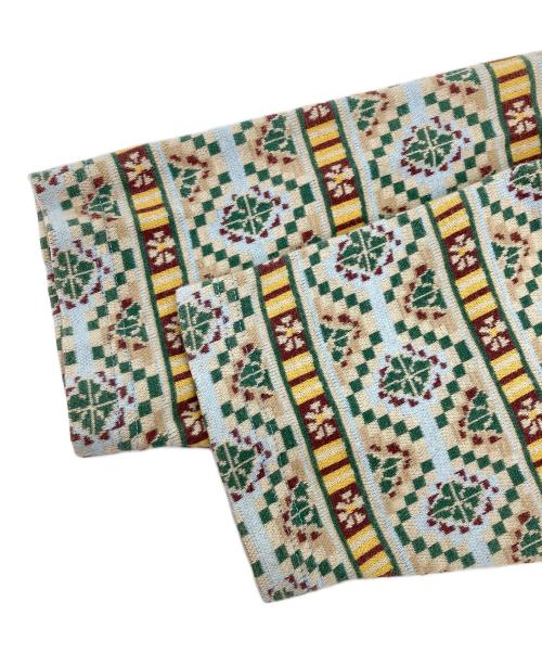 stussy（ステューシー）stussy (ステューシー) 総柄長袖カットソー グリーン サイズ:Sの古着・服飾アイテム