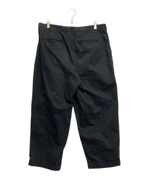 BEAMS（ビームス）BEAMS (ビームス) 2 Pleats Tapered Twill ブラック サイズ:XLの古着・服飾アイテム