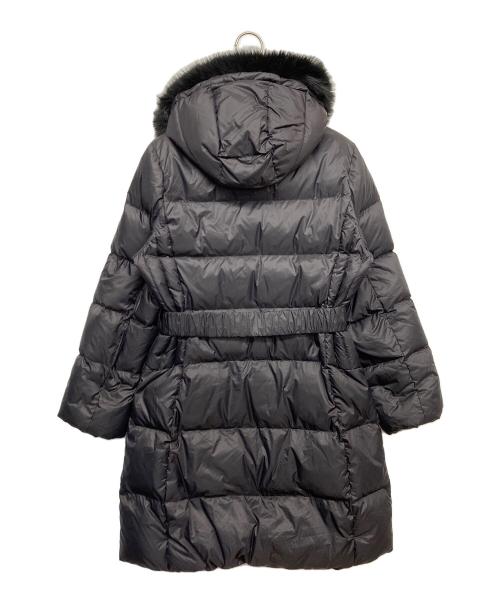 DoCLASSE（ドゥクラッセ）DoCLASSE (ドゥクラッセ) マットタフタ・2WAYファーロングダウンコート ブラック サイズ:Lの古着・服飾アイテム