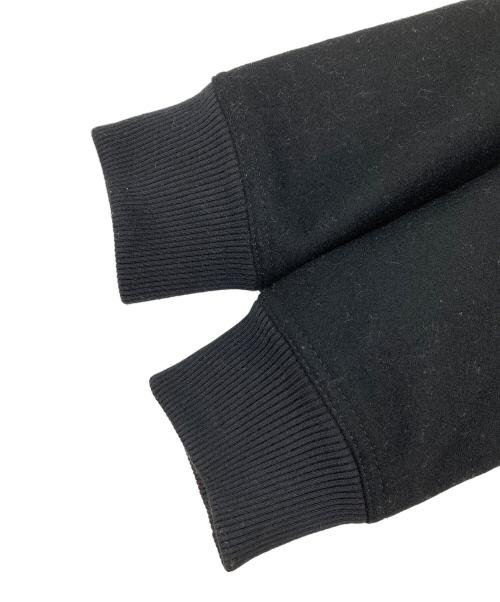 BURBERRY BLACK LABEL（バーバリーブラックレーベル）BURBERRY BLACK LABEL (バーバリーブラックレーベル) ラビットファーブルゾン ブラック サイズ:Lの古着・服飾アイテム