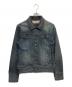 BURBERRY BLACK LABEL（バーバリーブラックレーベル）の古着「デニムトラッカージャケット」｜ブルー