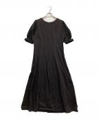 RAY BEAMSレイ ビームス）の古着「カットアウト パフスリーブ ワンピース」｜ブラック